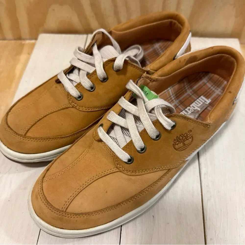 Timberland King Spoke Men's Boat Shoes Wheat Size 9